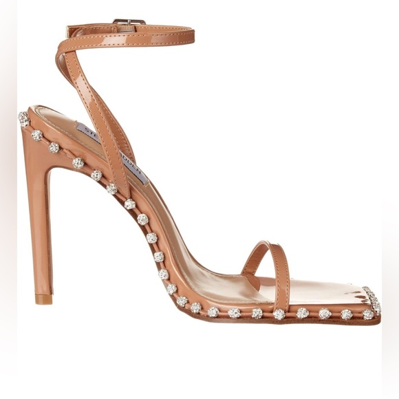 STEVE MADDEN Zaylee Embellished Square Toe Evening Sandals SIZE:7.5 - Picture 5 of 13